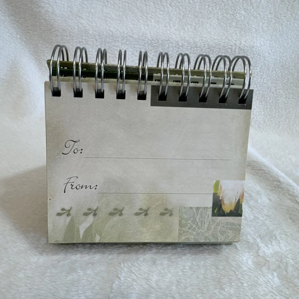 DaySpring Promises & Blessings Perpetual Flip Calendar Scripture Verses DS 16766